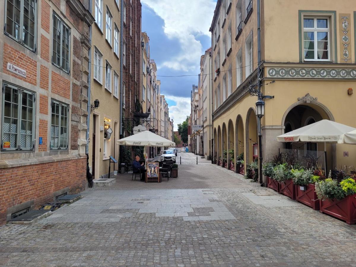 Apartament Stare Miasto Gdansk Z Widokiem Na Motlawe Eksteriør billede