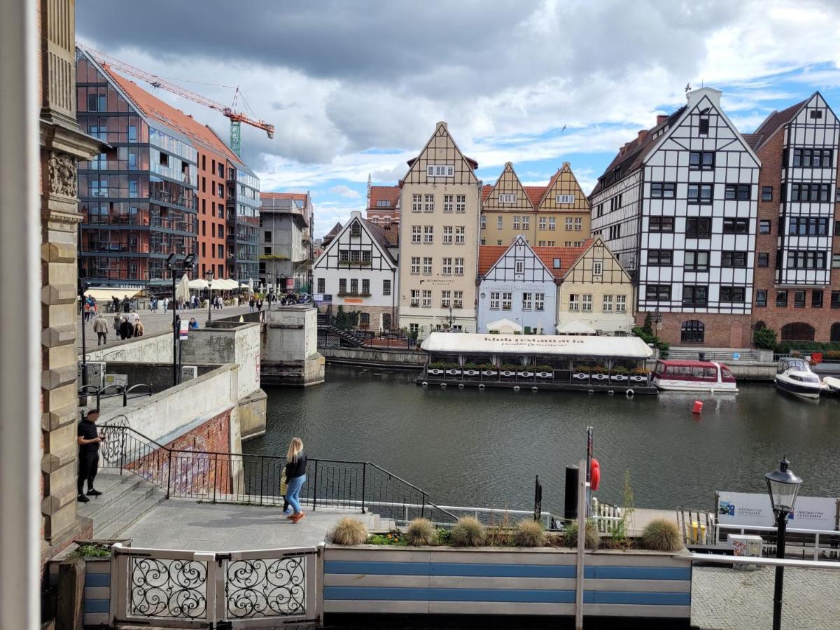 Apartament Stare Miasto Gdansk Z Widokiem Na Motlawe Eksteriør billede
